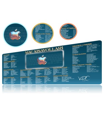 Macbook Kısayol Mousepad