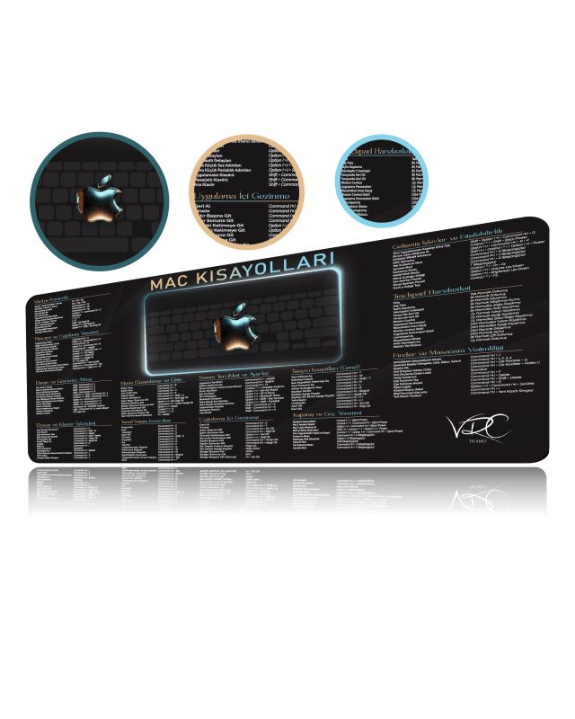 Macbook Kısayol Mousepad
